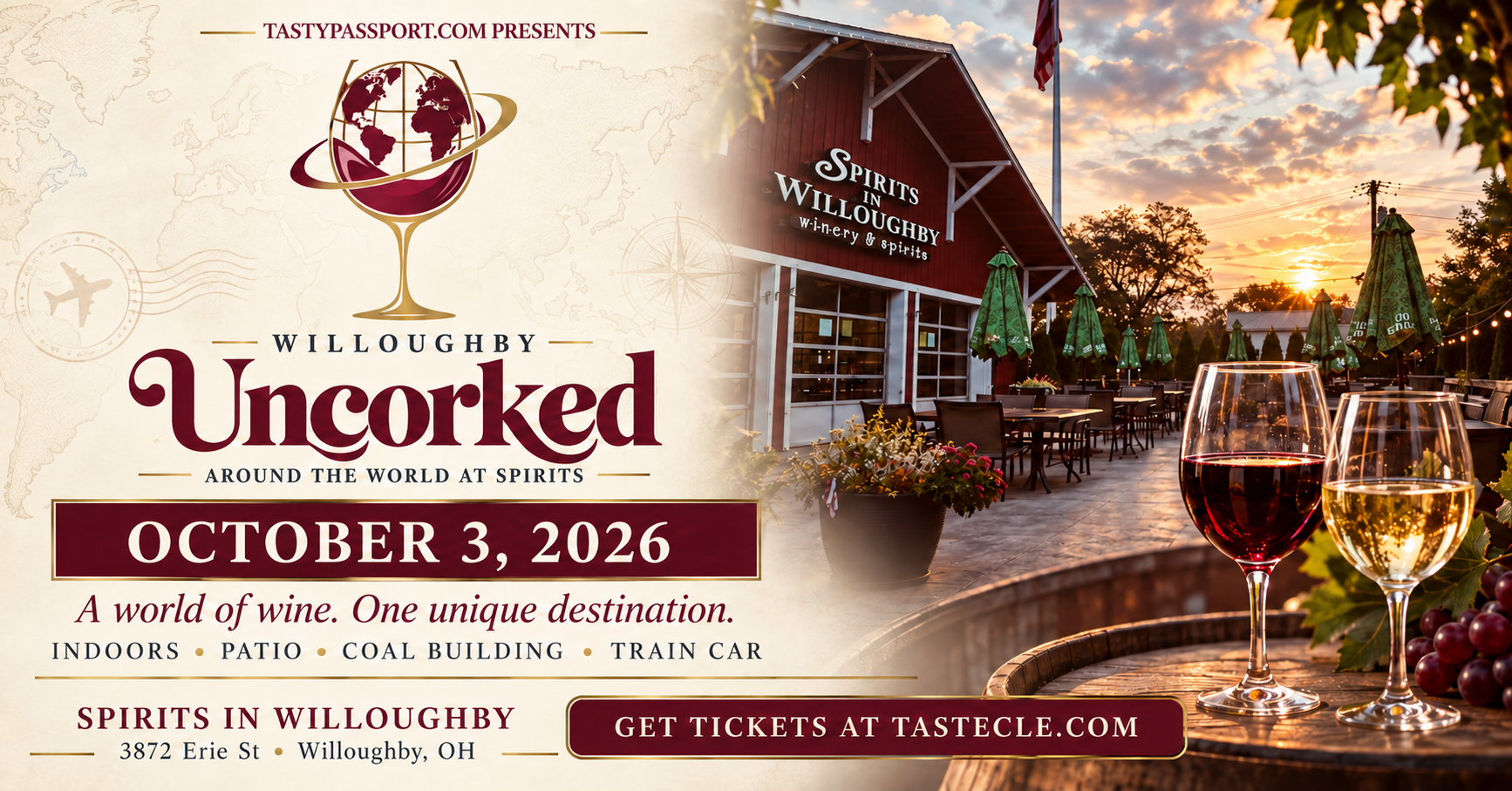Willoughby Uncorked: Around the World at Spirits